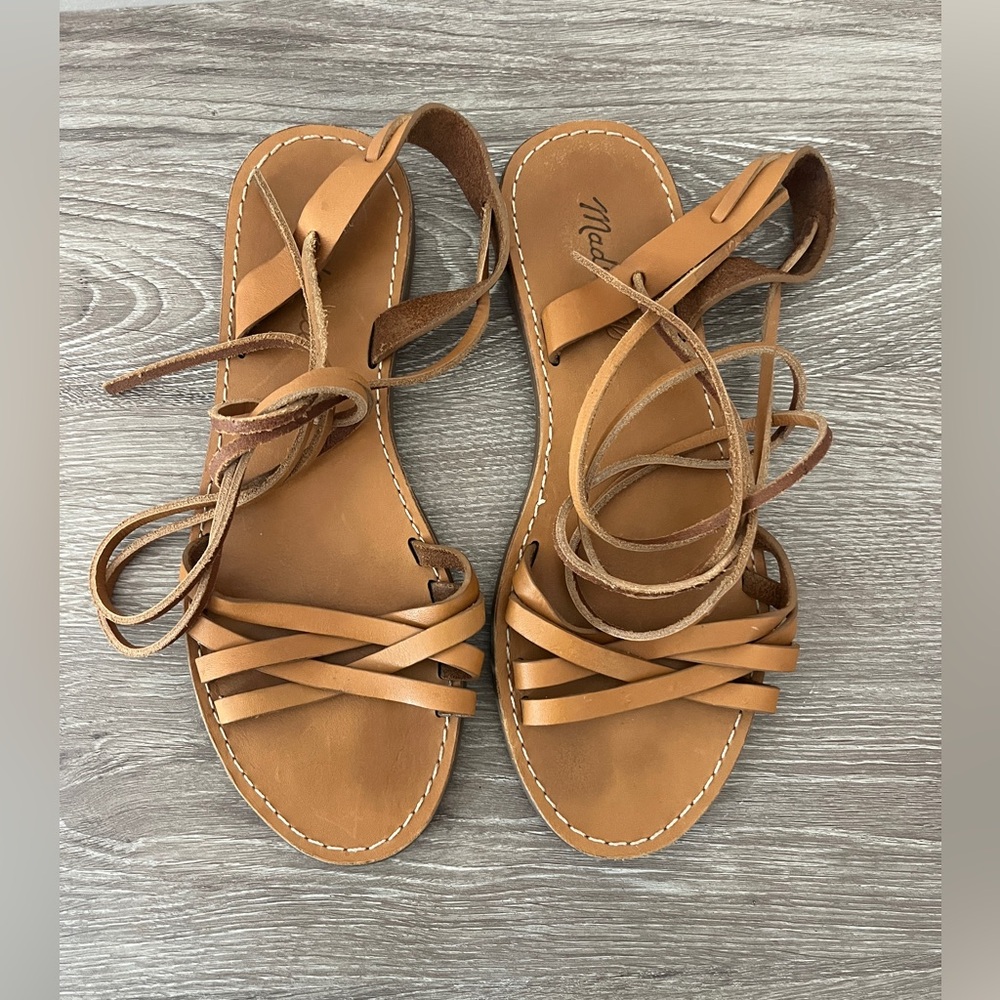 Madewell Boardwalk Woven Sandals – Size 7